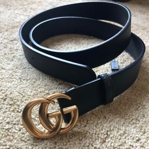 Black GG Gucci Belt